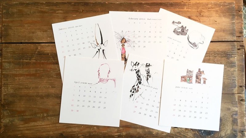Desk Calendar 2018 (paper only) - 年历/台历 - 纸 白色