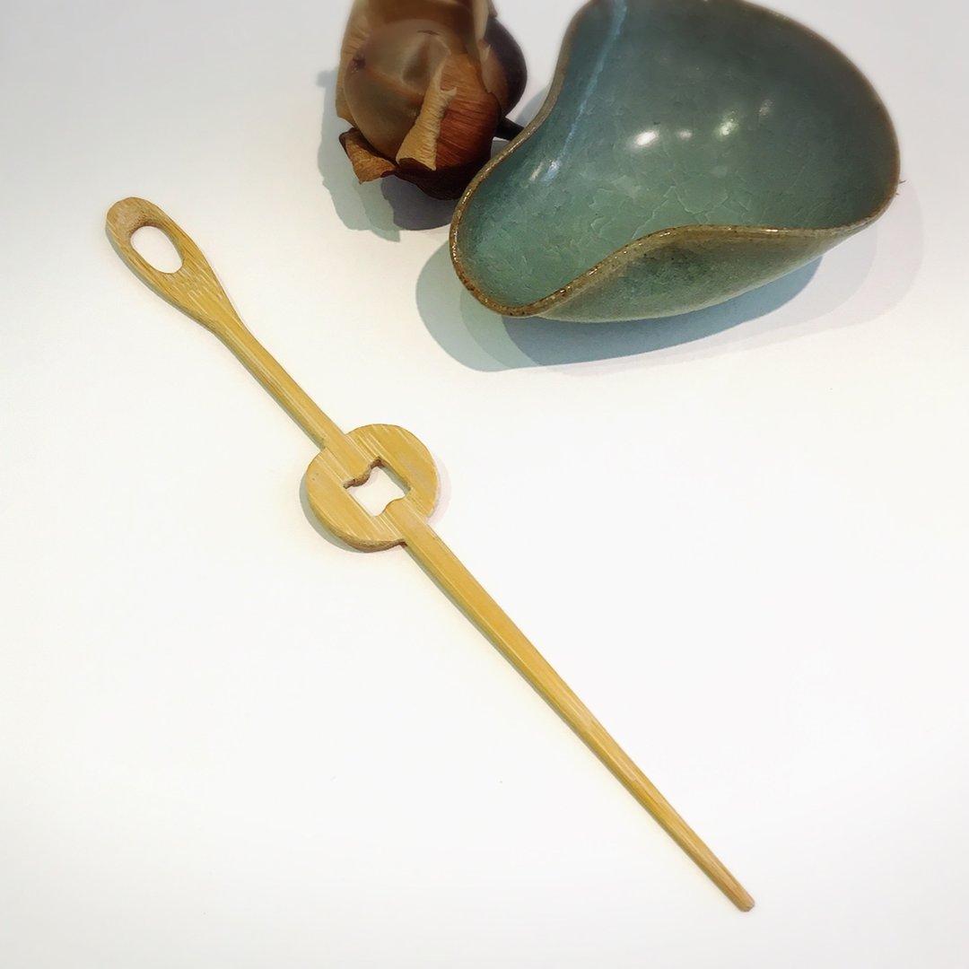 手工竹制茶针05 (101造型) - 茶具/茶杯 - 竹 