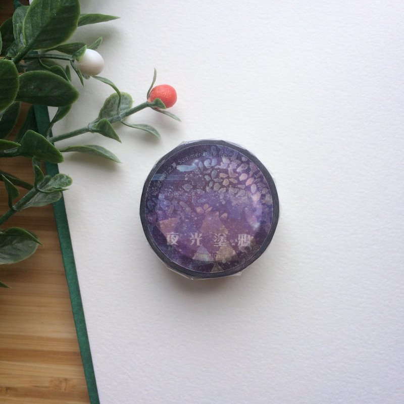 夜光涂鸦 日本和纸胶带_10*15 - 纸胶带 - 纸 多色