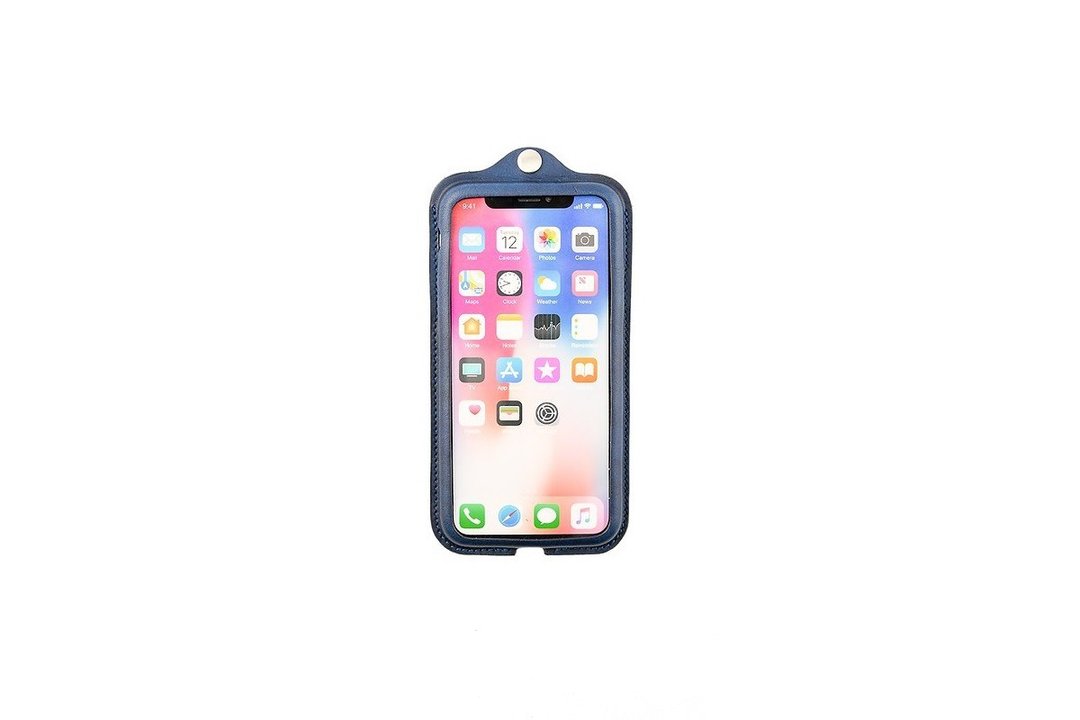 日本制【Takumicsタクミクス】iPhone X XS 全皮革手机套 蓝染革 - 手机壳/手机套 - 真皮 蓝色