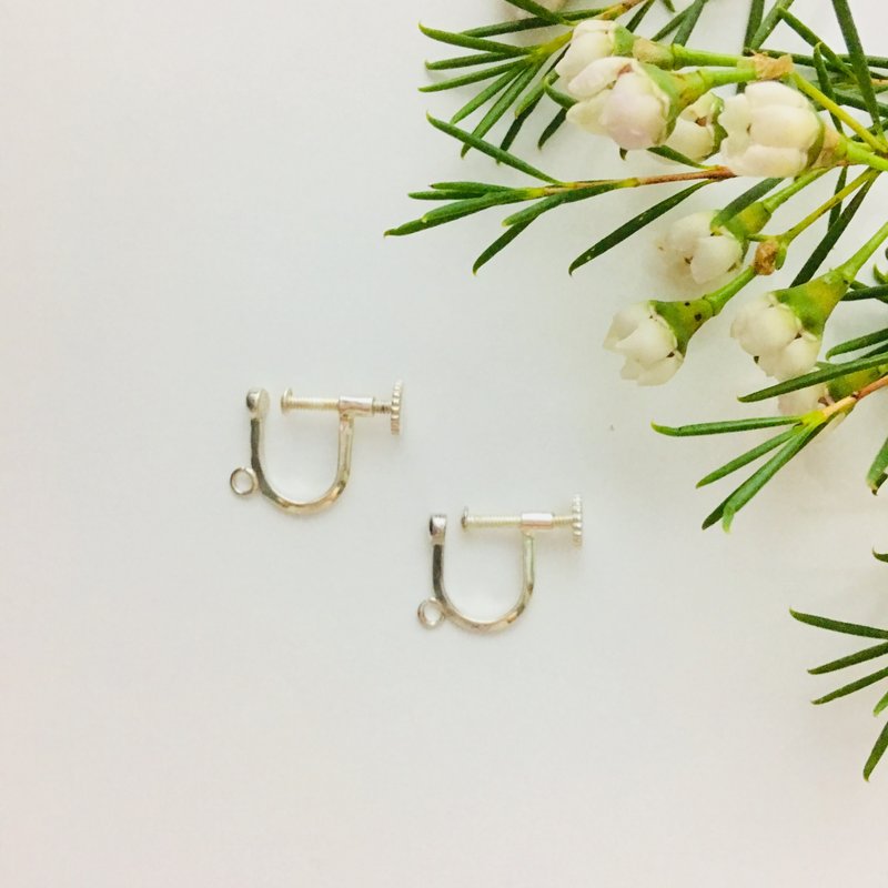 加购商品 - 纯银耳夹 - 耳环/耳夹 - 其他金属 银色