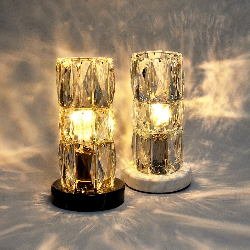 【DREAM LIGHTS全球独家首创】独创专利不锈钢水晶桌灯 3018-1 - 灯具/灯饰 - 不锈钢 透明