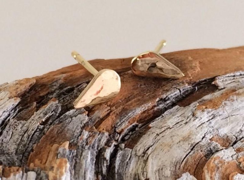 Heart + Heart K14 earrings - 耳环/耳夹 - 其他金属 