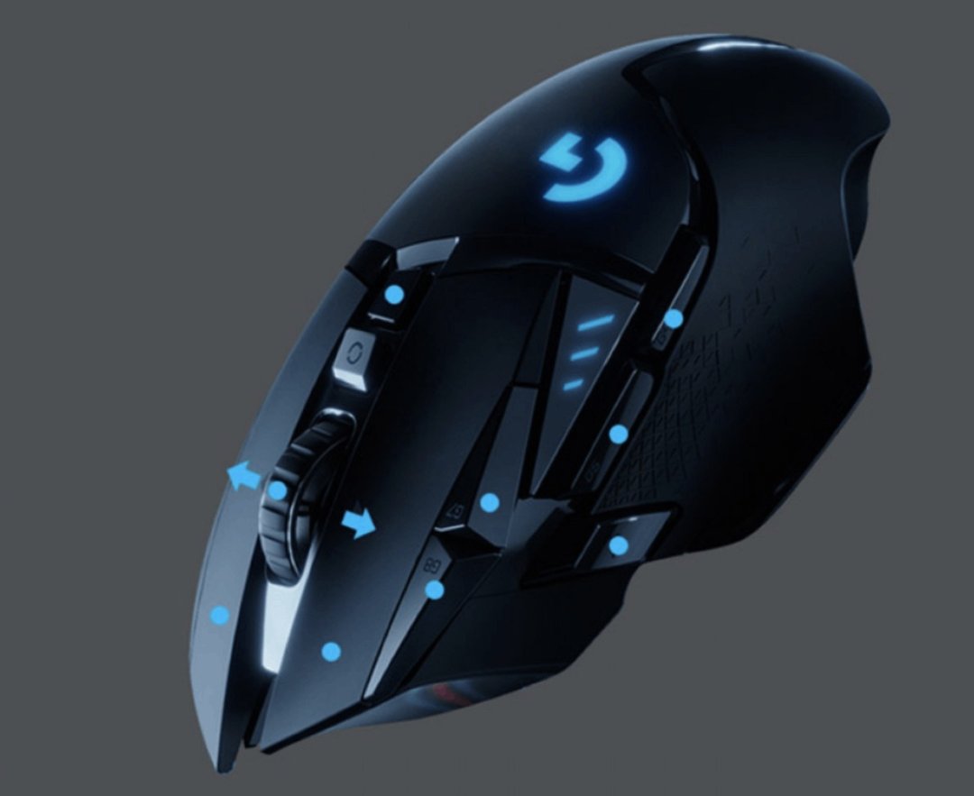 罗技 Logitech G G502 LIGHTSPEED 高效能无线电竞鼠标 (黑) - 电脑配件 - 塑料 