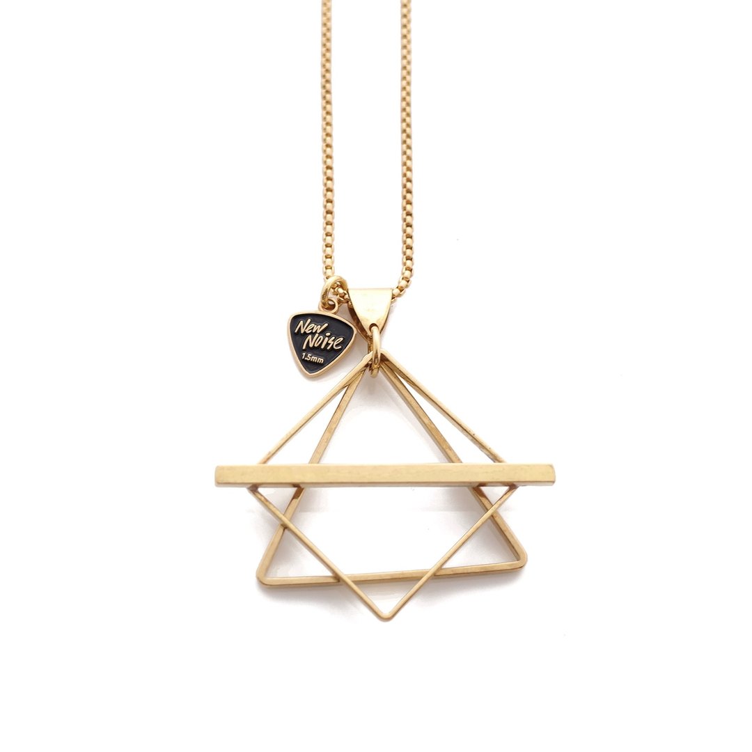 NEW NOISE音乐饰品实验所-开关项链 (黄铜色款)Switch necklace - 项链 - 其他金属 金色