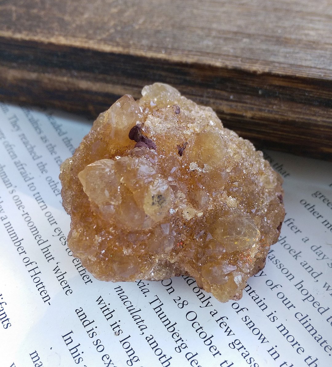 Citrine 摩洛哥产地 黄水晶 小晶花 天然矿石 原矿 - 摆饰 - 其他材质 