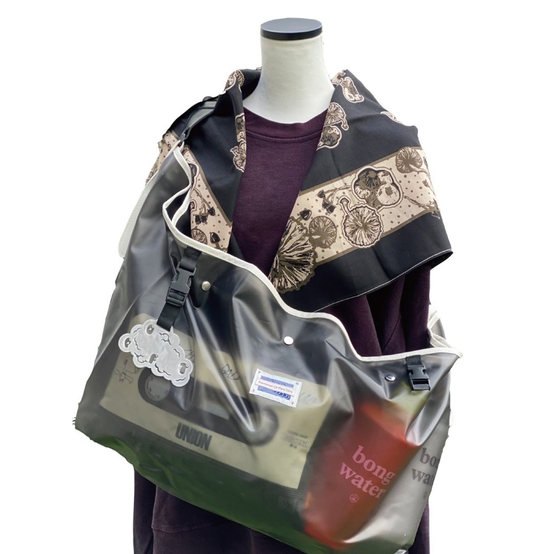 Translucent material messenger bag dailyshoulder misty - 侧背包/斜挎包 - 其他材质 