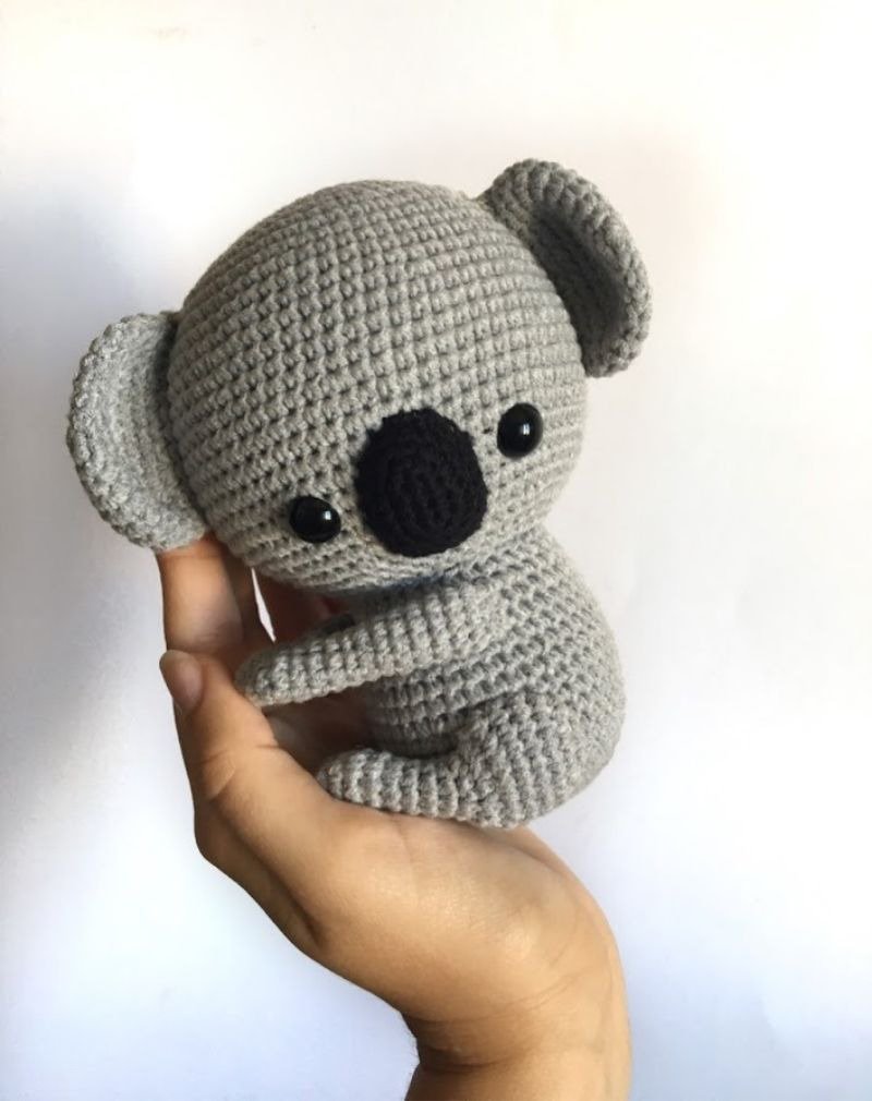 Woodland nursery decor, koala bear plush toy, koala stuffed animal - 玩具/玩偶 - 其他材质 