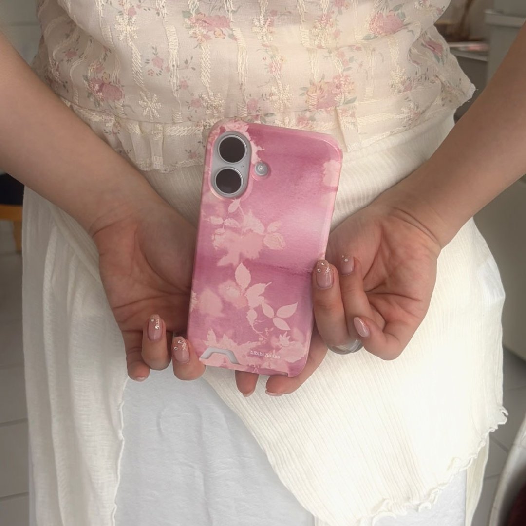 粉色花朵手机壳 - 手机壳/手机套 - 其他材质 多色