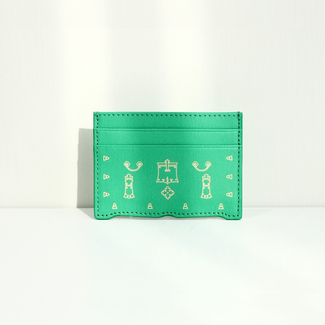 Vegan环保韩纸皮革K款半笥卡包 - 皮夹/钱包 - 环保材料 