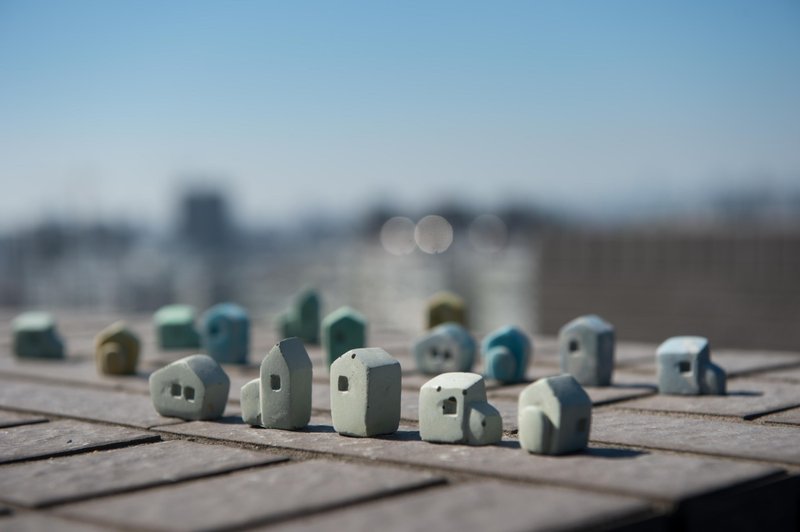 水泥摆饰 / 小屋５种样式共10个 - 摆饰 - 水泥 多色