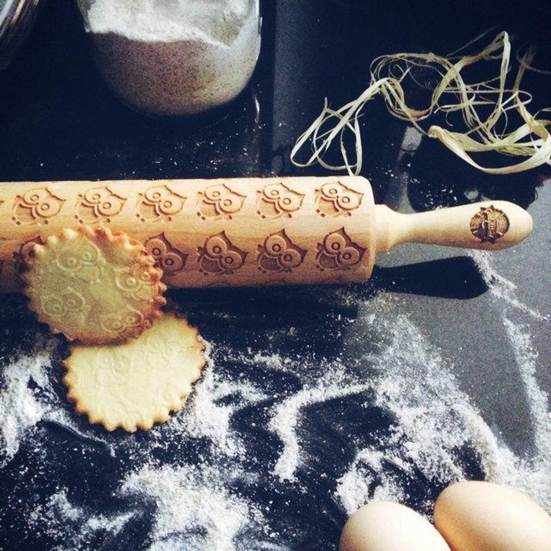 Baby owl rolling pin * BABY OWL - 厨房用具 - 木头 