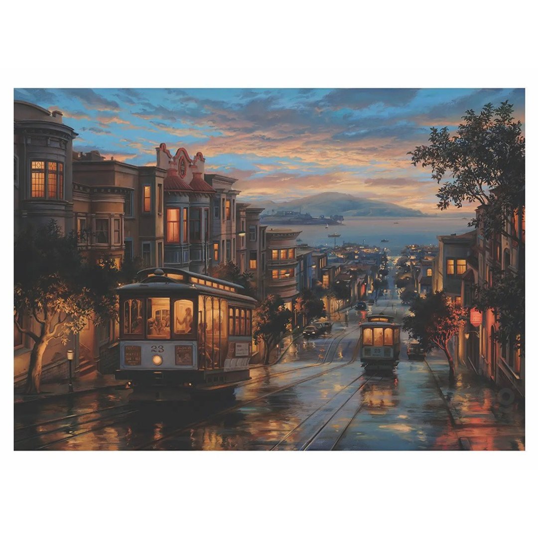 旧金山缆车天堂_拼图_1500片 - 拼图 - 纸 