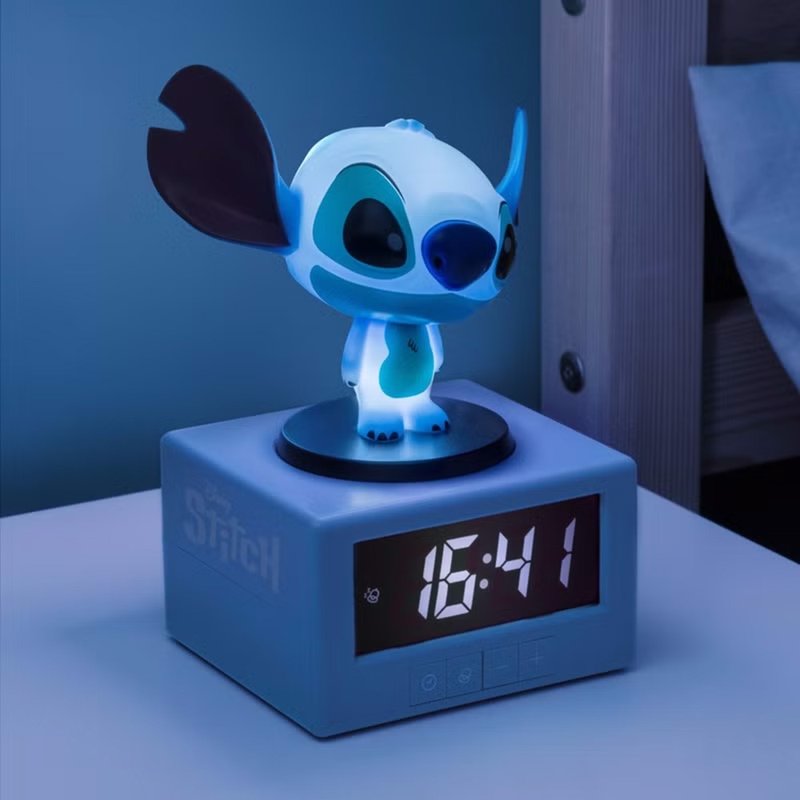 Disney 迪士尼 星际宝贝 史迪奇 造型三合一闹钟发光夜灯 - 灯具/灯饰 - 塑料 