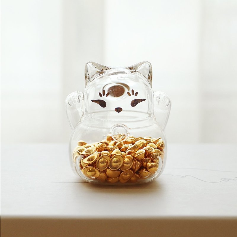 金钱猫 I 盐灯配饰 168颗金元宝  办公室小物 - 摆饰 - 其他材质 黄色