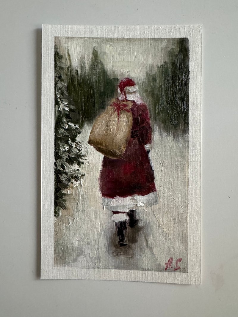 圣诞节明信片 - 卡片/明信片 - 纸 