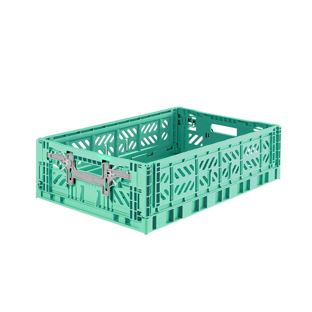 土耳其Aykasa折叠收纳篮(L15)-薄荷绿 - 收纳用品 - 塑料 