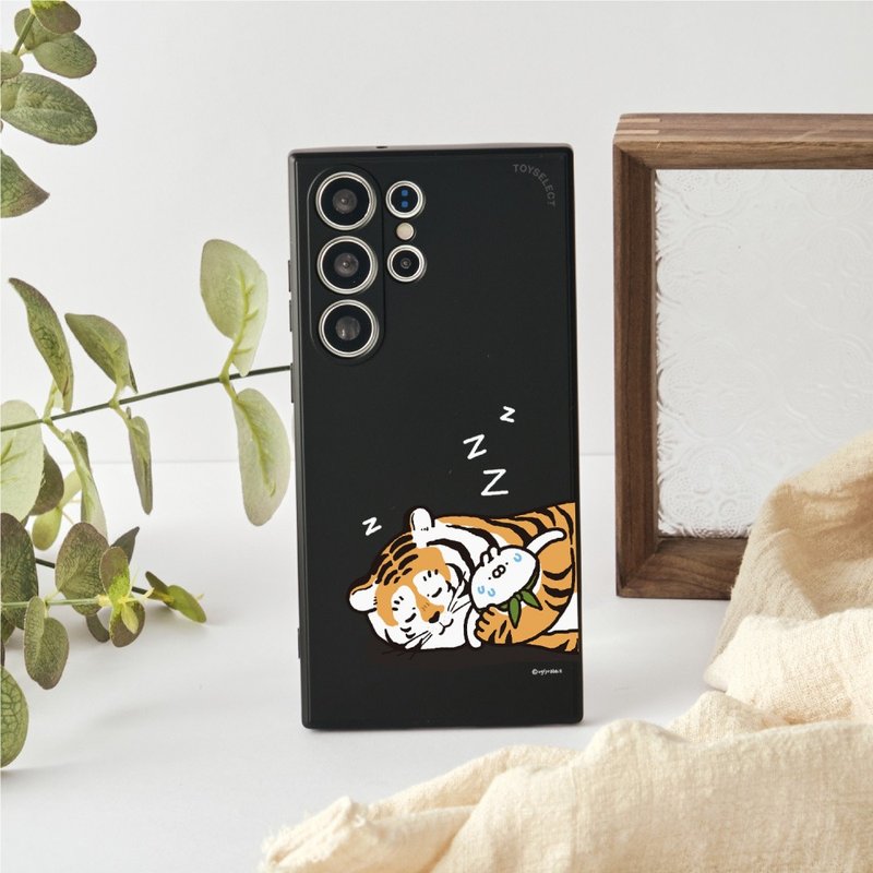 丑白兔老虎拥抱纯色硅胶SAMSUNG手机壳 - 手机壳/手机套 - 塑料 多色