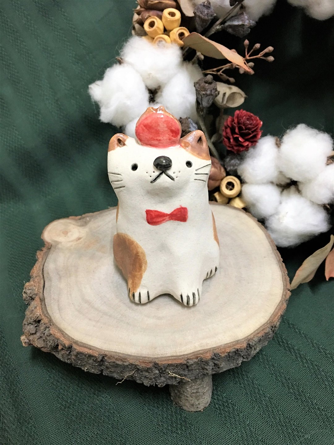 新年守财猫系列-满满班斑猫 - 摆饰 - 瓷 多色