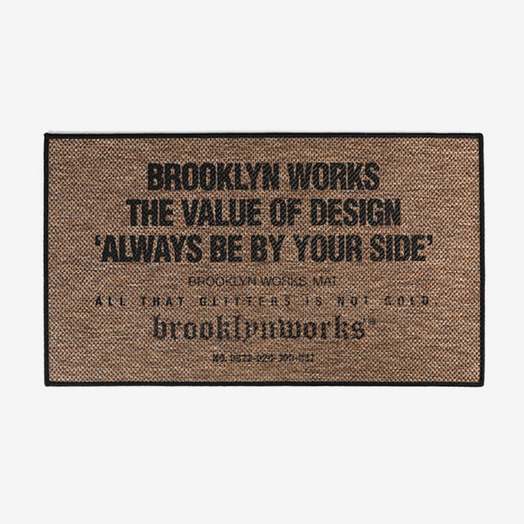 BROOKLYNWORKS 地垫/门垫 - 地垫/地毯 - 其他材质 卡其色