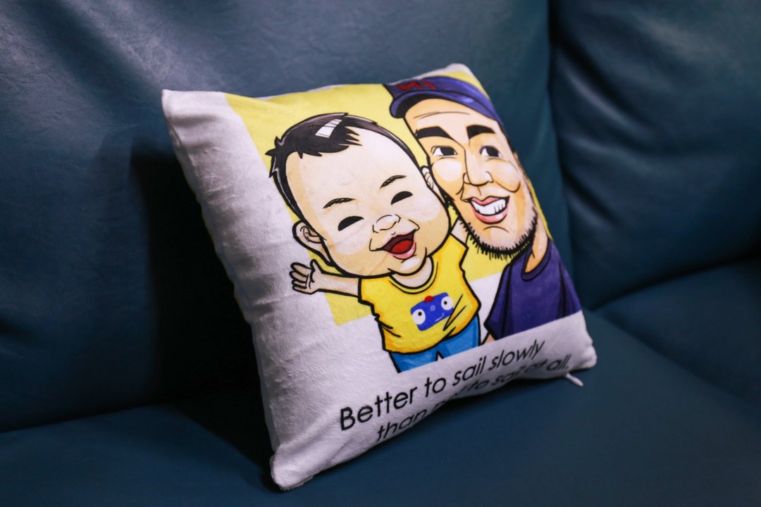 加购商品 -定制化 抱枕 添加2人 - 枕头/抱枕 - 棉 