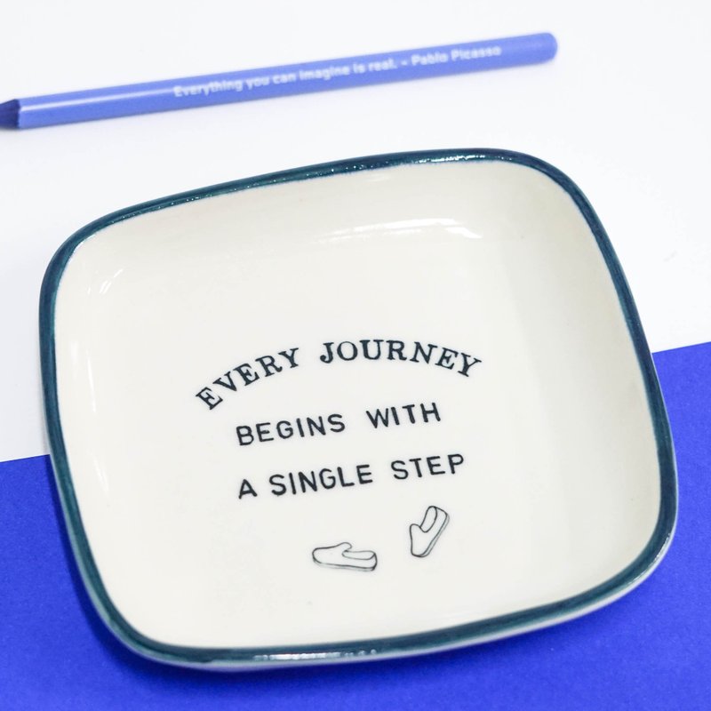 SAUCER + Quote - 杯垫 - 陶 