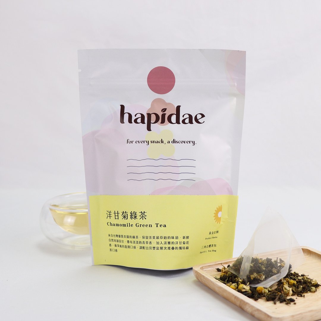 【hapidae】洋甘菊绿茶 经典特色茶系列 花草茶(茶包/3g/15入) - 茶 - 其他材质 
