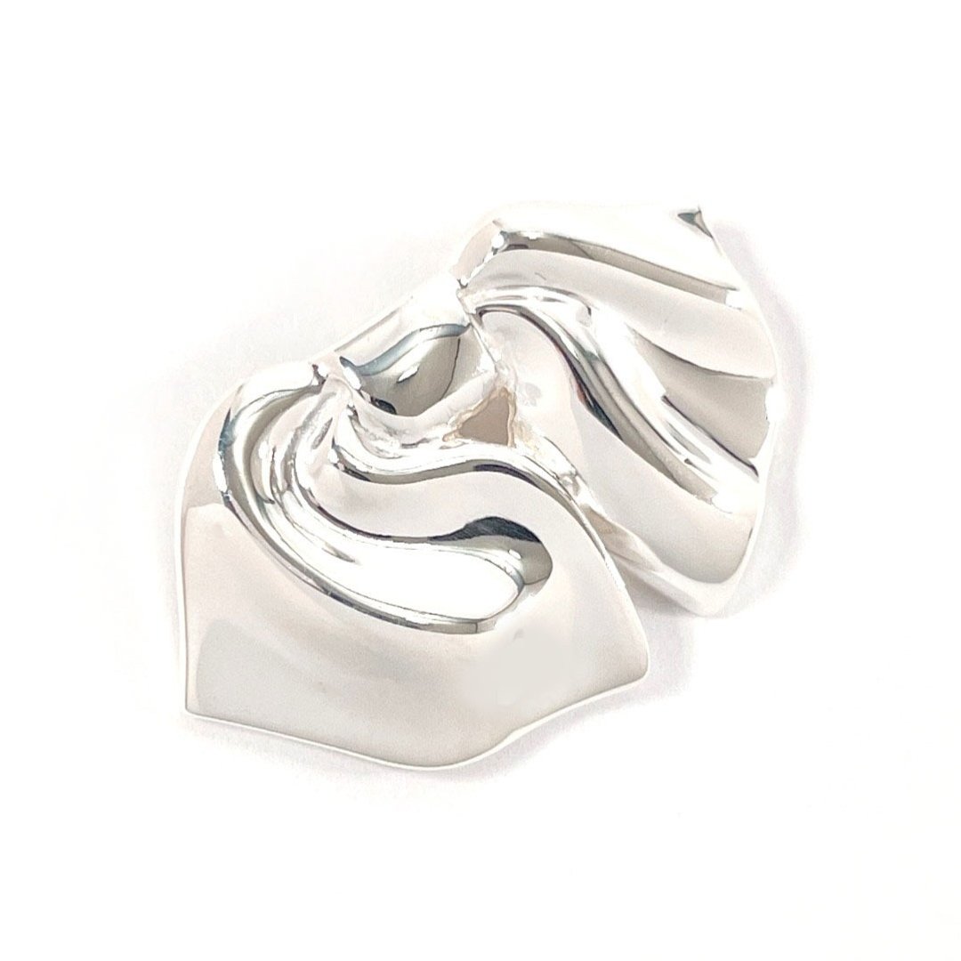 【日本直购 95 新美品】蒂芙尼 TIFFANY&Co. 坠饰 缎带 银 925 古董饰品 抛光翻新 - 项链 - 纯银 银色