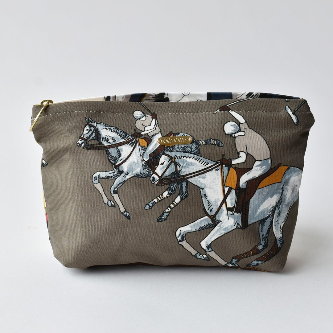 化妆用品收纳包 EMI POUCH (M) / 日本制造 - 化妆包/杂物包 - 其他材质 
