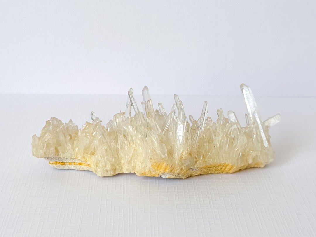 细支白水晶簇 天然清透水晶柱 白水晶 矿物摆件 - 摆饰 - 水晶 