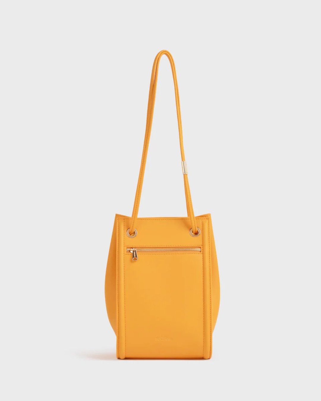 BELLE ACCORDION BAG - YELLOW - 侧背包/斜挎包 - 人造皮革 黄色