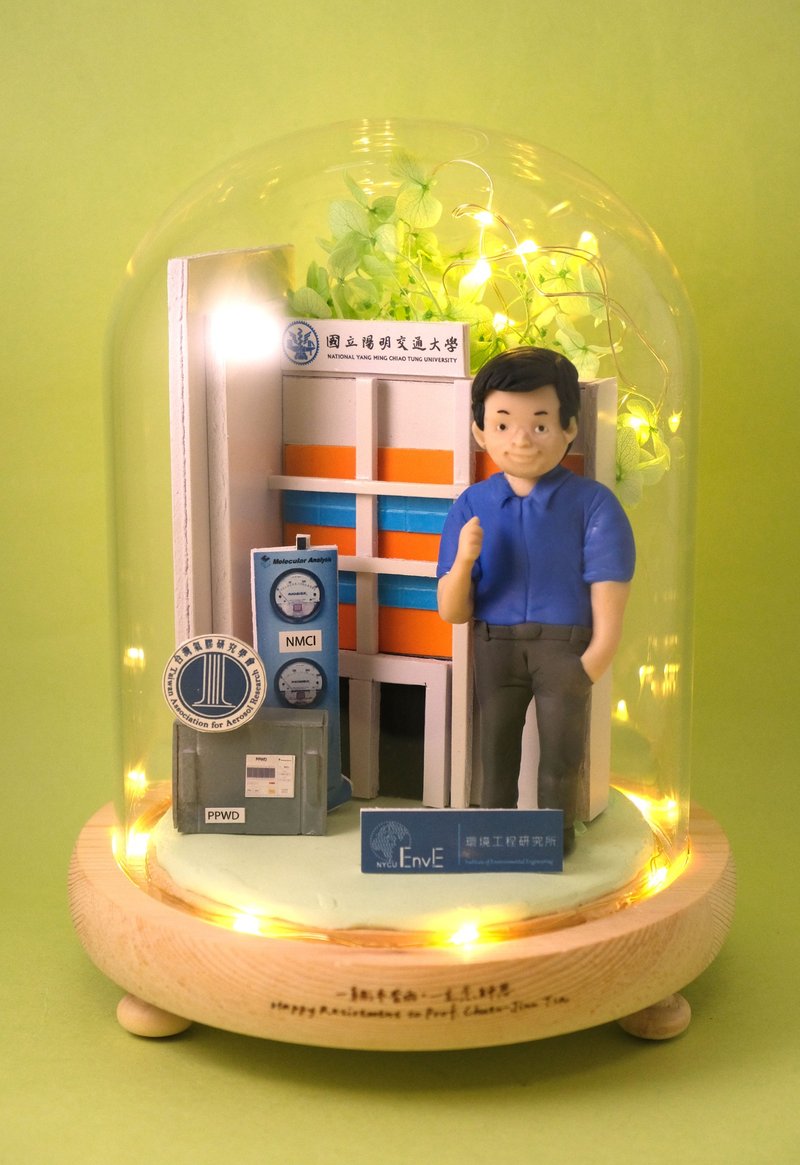 荣休记念小礼品, 可定制名字.提供相片定制人物造型 (各行各业) - 摆饰 - 粘土 