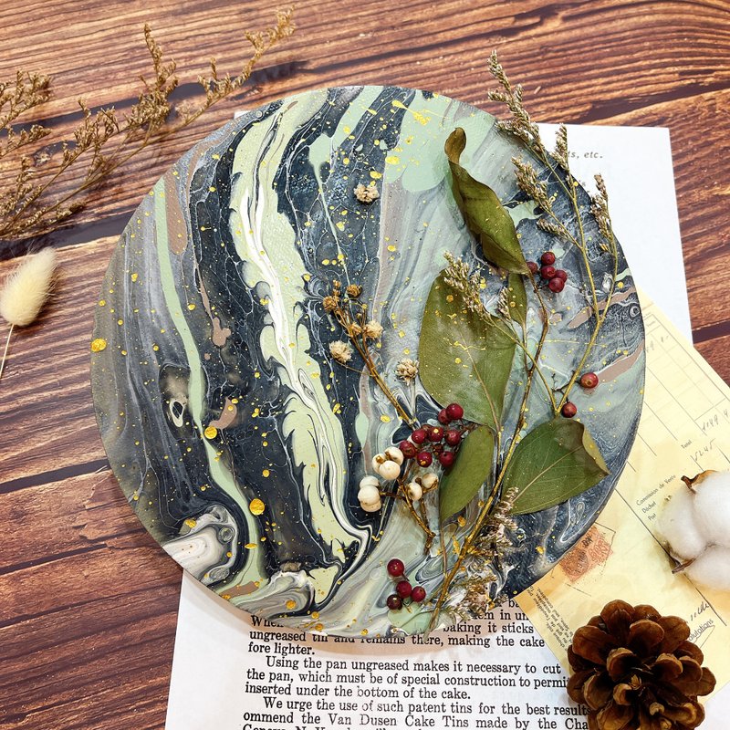 遇见自然 植物流体画 流体画 流动画课程 手作DIY 疗愈舒压课程 - 插画/绘画/写字 - 棉．麻 