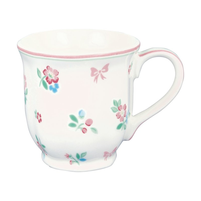 【新品】丹麦GreenGate Athea white 马克杯 - 咖啡杯/马克杯 - 陶 