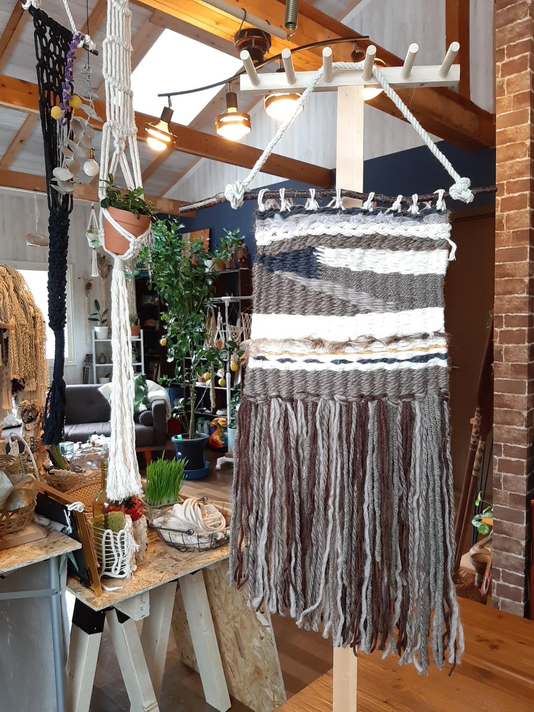 Weaving Tapestry - 墙贴/壁贴 - 棉 白色