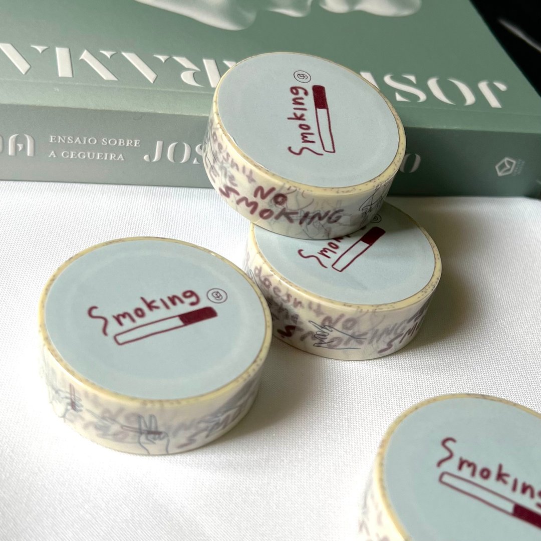 masking tape - smoking - 纸胶带 - 纸 白色