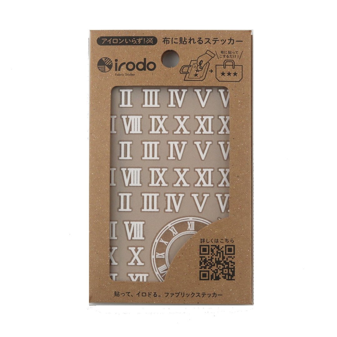 【irodo】罗马数位WH（免烫布转印贴纸） - 贴纸 - 其他材质 多色