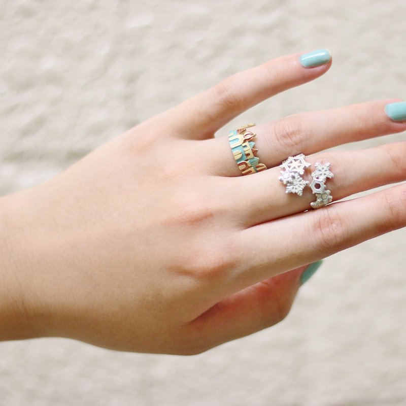 Terneuzen Terneuzen ring RN171 - 戒指 - 其他金属 绿色