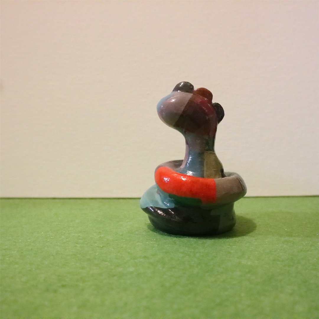 【手工雕塑】蛇恐龙 雕塑工艺品 编号 NO.7 - 摆饰 - 粘土 