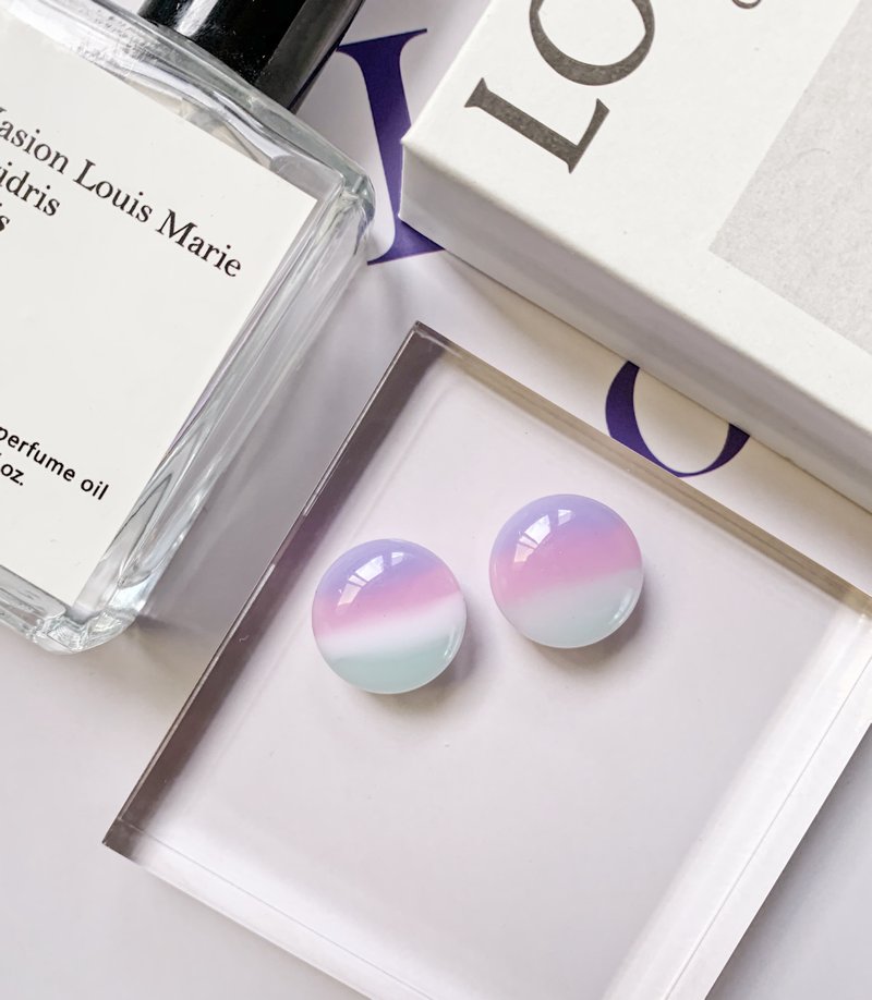 特价 / La Don - 贴耳耳环 - 幻想  耳针/耳夹可选 - 耳环/耳夹 - 铜/黄铜 紫色