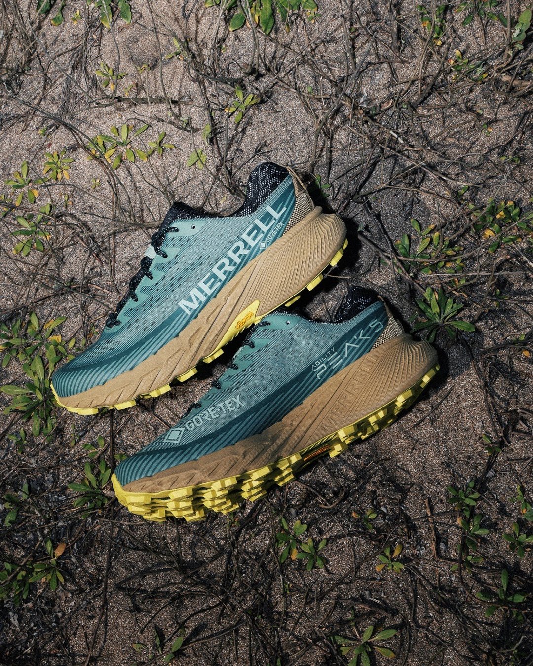 MERRELL AGILITY PEAK 5 GTX轻量户外慢跑越野运动鞋 男鞋-橄榄绿 - 男款运动鞋/球鞋 - 防水材质 