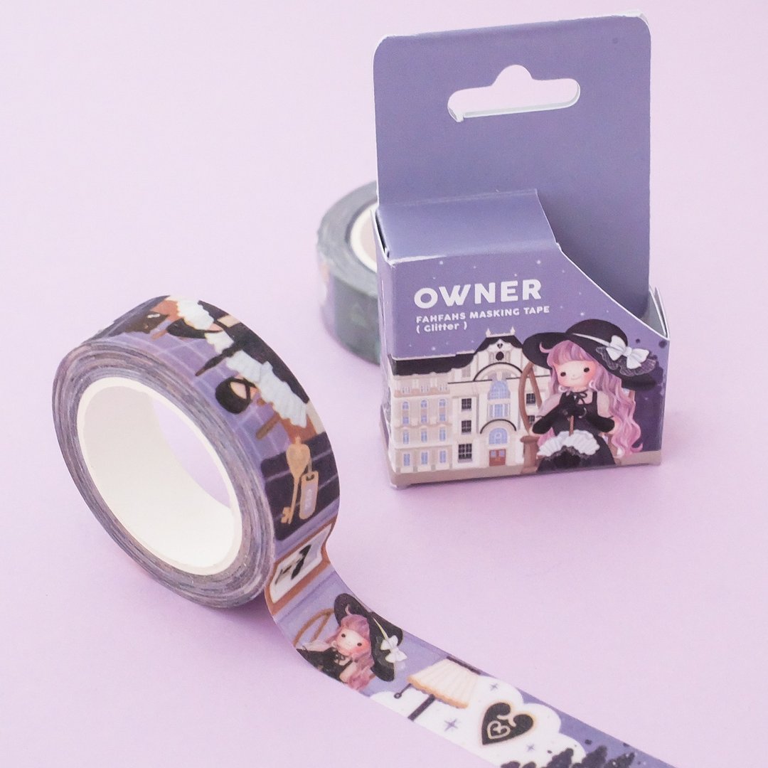 FAHFAHS Masking Tape (Owner) - 纸胶带 - 纸 紫色