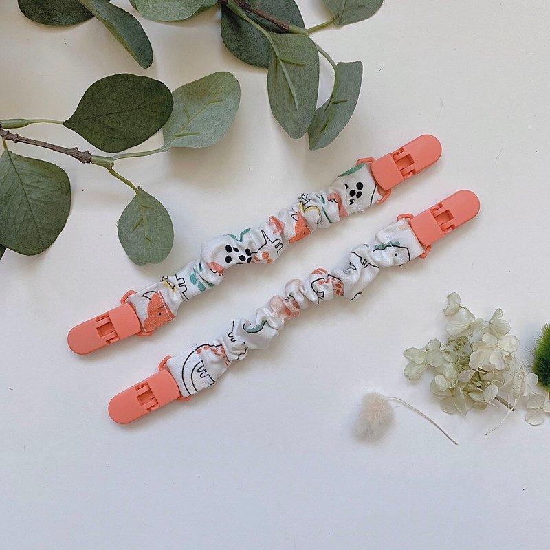 岛森家 / 双头万用夹 /恐龙沙漠探险队 - 其他 - 棉．麻 橘色