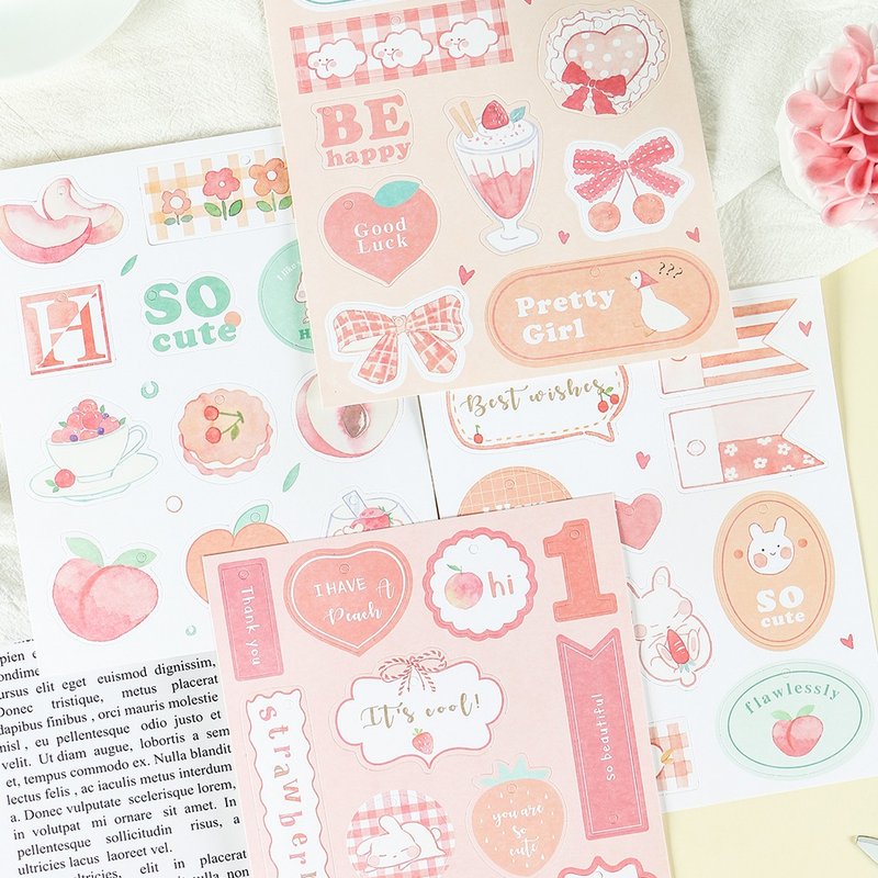 Infeel.Me暖空 吊牌【美好祝愿】吊卡 创意手帐装饰素材卡片2张入 - 卡片/明信片 - 其他材质 多色