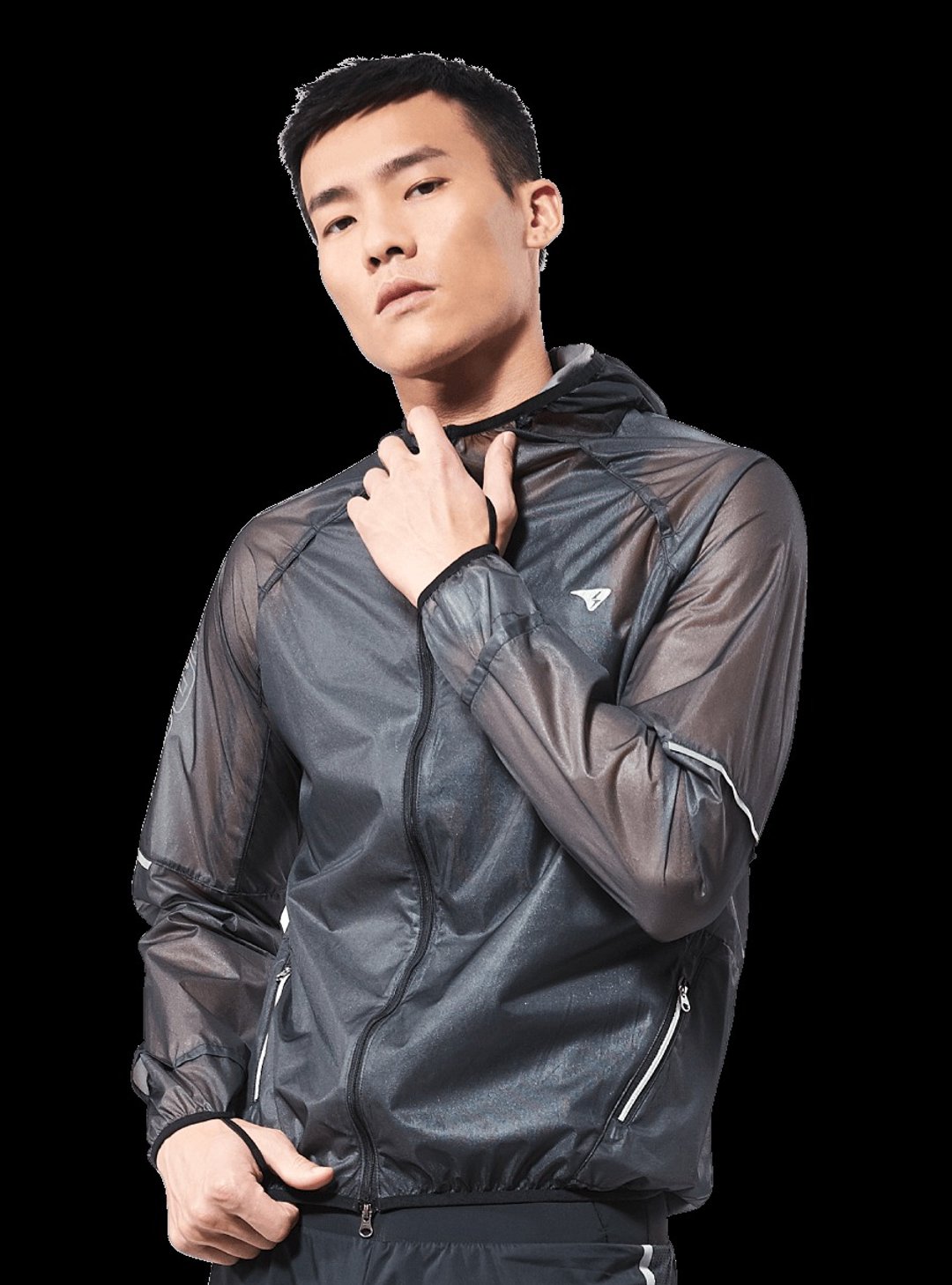 零重力轻量防水风衣外套 / 男款 - 男装外套 - 尼龙 黑色