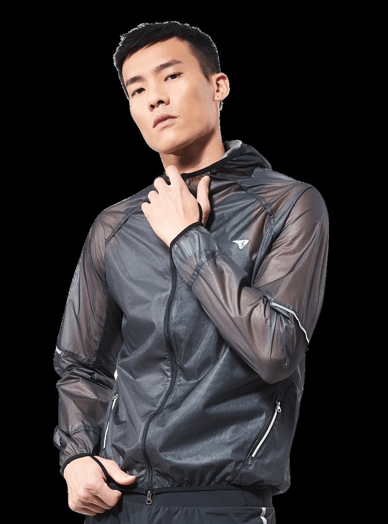 零重力轻量防水风衣外套 / 男款 - 男装外套 - 尼龙 黑色