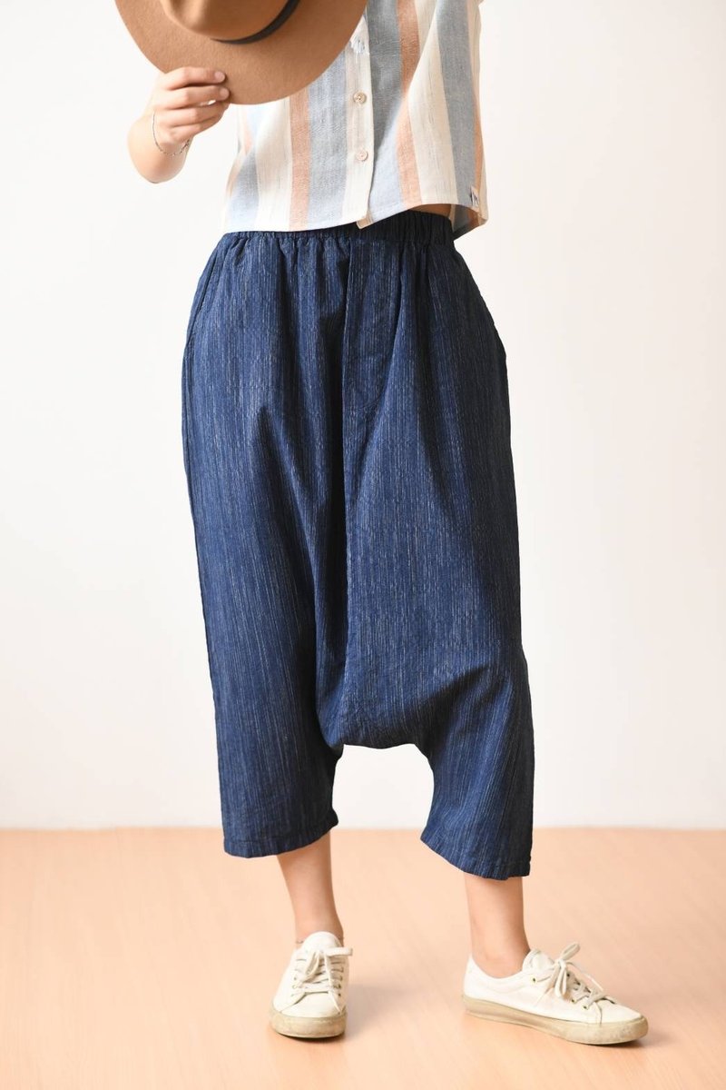 低裆裤 - 女装长裤 - 亚麻 