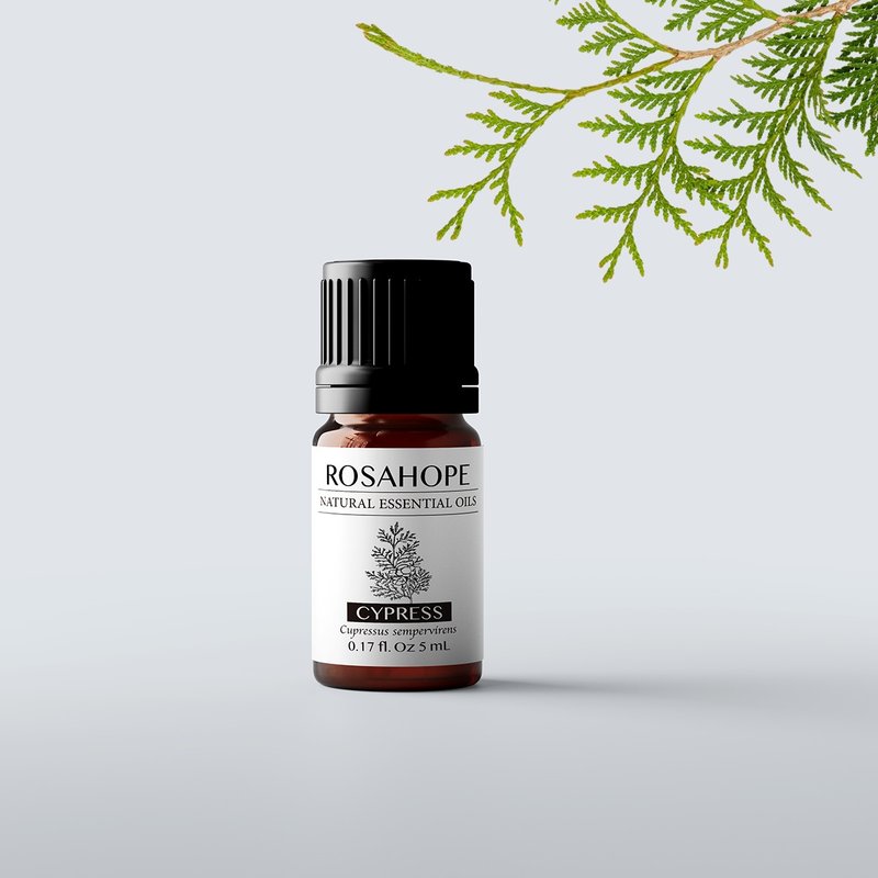 瑰荷希【丝柏精油】纯天然萃自西班牙 天然芬多精 清新除臭小森林 - 香薰/精油/线香 - 精油 白色