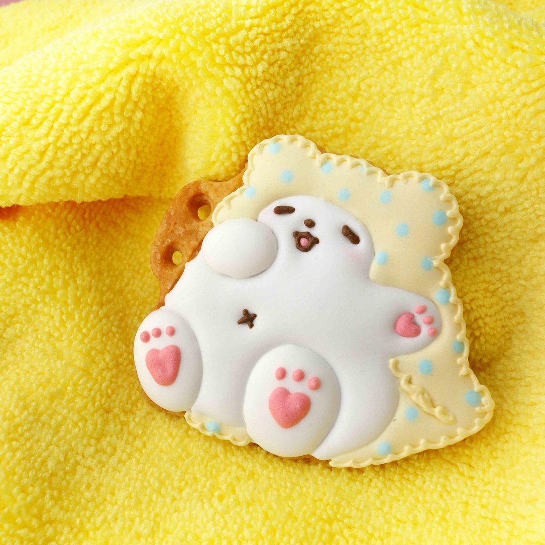 【Pinkoi x Sanrio】正版/莫普熊/收涎饼干/宝宝4个月收口水/定制 - 手工饼干 - 其他材质 