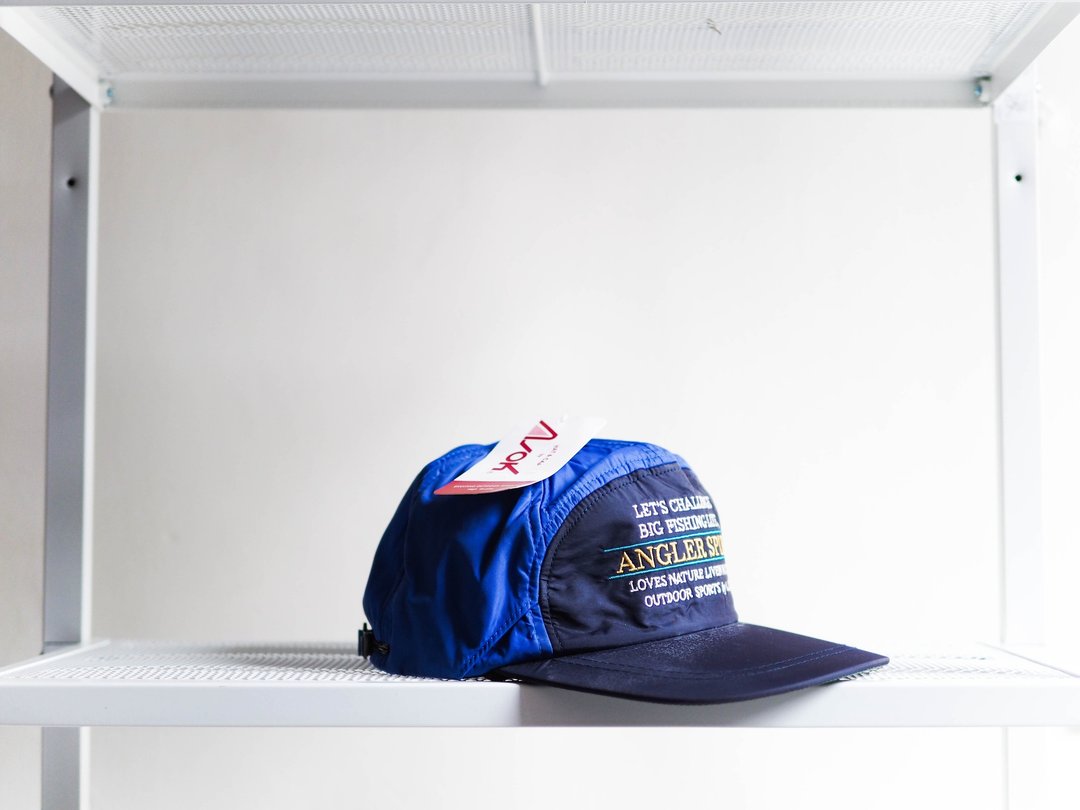 靛蓝X深海蓝鲸豚遨游趣 古董平顶鸭舌棒球帽 baseball cap - 帽子 - 防水材质 蓝色